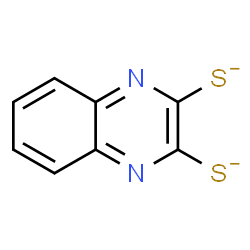 ChemSpider 2D Image | quinoxalinedithiolate | C8H4N2S2
