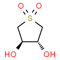 ChemSpider 2D Image | (3R,4R)Tetrahydro-3,4-thiophenediol 1,1-dioxide | C4H8O4S
