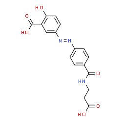 ChemSpider 2D Image | Balsalazide | C17H15N3O6