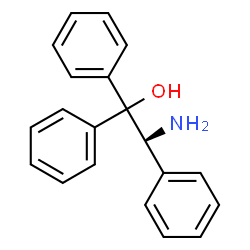 ChemSpider 2D Image | (2S)-2-Amino-1,1,2-triphenylethanol | C20H19NO