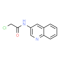 ChemSpider 2D Image | 2-chloro-N-quinolin-3-ylacetamide | C11H9ClN2O