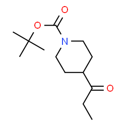 ChemSpider 2D Image | tert-butyl 4-propionylpiperidine-1-carboxylate | C13H23NO3