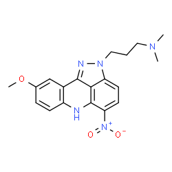 ChemSpider 2D Image | Pyrazoloacridine | C19H21N5O3