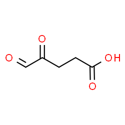 ChemSpider 2D Image | 4,5-dioxovaleric acid | C5H6O4