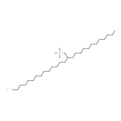 ChemSpider 2D Image | DODECYLHEXADECYLTRIMONIUM CHLORIDE | C31H66ClN