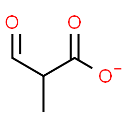 ChemSpider 2D Image | 2-Methyl-3-oxopropanoate | C4H5O3