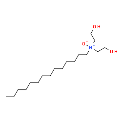 ChemSpider 2D Image | DIHYDROXYETHYL MYRISTAMINE OXIDE | C18H39NO3