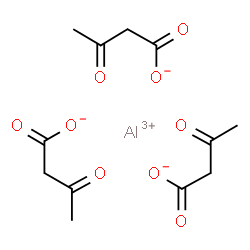 ChemSpider 2D Image | Aluminium tris(3-oxobutanoate) | C12H15AlO9
