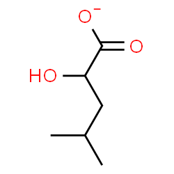 ChemSpider 2D Image | 2-Hydroxy-4-methylvalerate | C6H11O3