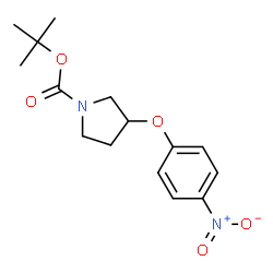 ChemSpider 2D Image | 1N-Boc 3-(4'-nitrophenoxy)pyrrolidine | C15H20N2O5