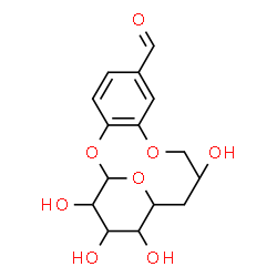 ChemSpider 2D Image | 2-Ethoxy-4-formylphenyl hexopyranoside | C15H20O8