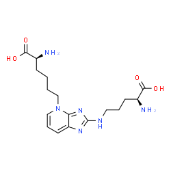 ChemSpider 2D Image | Pentosidine | C17H26N6O4