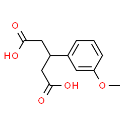 ChemSpider 2D Image | 3-(3-Methoxyphenyl)pentanedioic acid | C12H14O5
