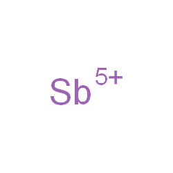 ChemSpider 2D Image | antimony (v) | Sb