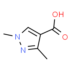 ChemSpider 2D Image | 1,3-Dimethylpyrazole-4-carboxylic acid | C6H8N2O2