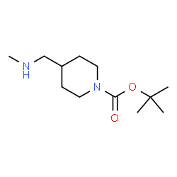 ChemSpider 2D Image | tert-Butyl 4-((methylamino)methyl)piperidine-1-carboxylate | C12H24N2O2