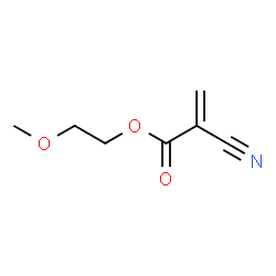 ChemSpider 2D Image | 2-Methoxyethyl 2-cyanoacrylate | C7H9NO3