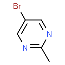 ChemSpider 2D Image | 5-Bromo-2-methylpyrimidine | C5H5BrN2