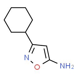 ChemSpider 2D Image | 3-cyclohexylisoxazol-5-amine | C9H14N2O