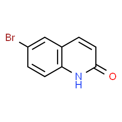 ChemSpider 2D Image | 6-bromo-2-quinolone | C9H6BrNO