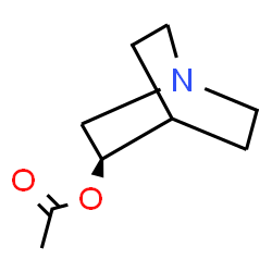 ChemSpider 2D Image | (3R)-1-Azabicyclo[2.2.2]oct-3-ylacetat | C9H15NO2
