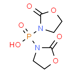 ChemSpider 2D Image | Bis(2-oxo-1,3-oxazolidin-3-yl)phosphinic acid | C6H9N2O6P