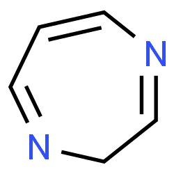 ChemSpider 2D Image | 1,4-diazepine | C5H6N2
