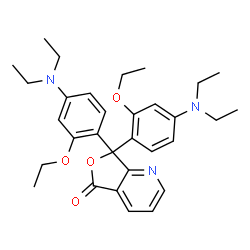 ChemSpider 2D Image | 7,7-Bis(4-(diethylamino)-2-ethoxyphenyl)furo[3,4-b]pyridin-5(7H)-one | C31H39N3O4