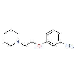 ChemSpider 2D Image | 3-[2-(1-Piperidinyl)ethoxy]aniline | C13H20N2O