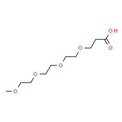 ChemSpider 2D Image | 2,5,8,11-Tetraoxatetradecan-14-oic acid | C10H20O6