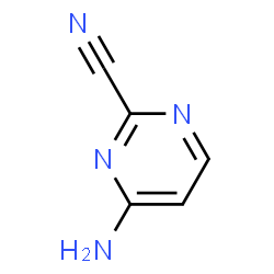 ChemSpider 2D Image | 4-Aminopyrimidine-2-carbonitrile | C5H4N4