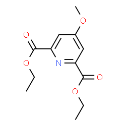 ChemSpider 2D Image | Diethyl 4-methoxy-2,6-pyridinedicarboxylate | C12H15NO5