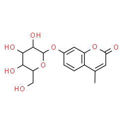 ChemSpider 2D Image | 4-Methyl-2-oxo-2H-chromen-7-yl hexopyranoside | C16H18O8