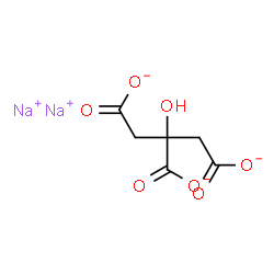 ChemSpider 2D Image | Disodium citrate | C6H5Na2O7