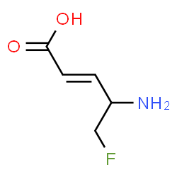 ChemSpider 2D Image | 4-Amino-5-fluoropent-2-enoic acid | C5H8FNO2
