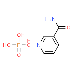 ChemSpider 2D Image | Nicotinamide phosphate (1:1) | C6H9N2O5P