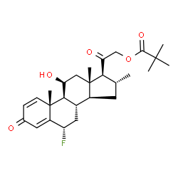 ChemSpider 2D Image | fluocortolone pivalate | C27H37FO5
