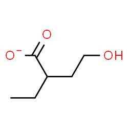 ChemSpider 2D Image | 2-Ethyl-4-hydroxybutanoate | C6H11O3