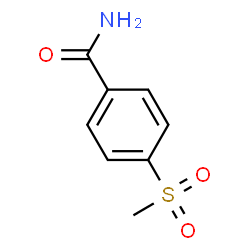 ChemSpider 2D Image | 4-methanesulfonylbenzamide | C8H9NO3S