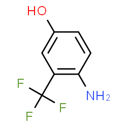 ChemSpider 2D Image | 4-Amino-3-(trifluoromethyl)phenol | C7H6F3NO