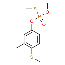 ChemSpider 2D Image | O,S-Dimethyl O-[3-methyl-4-(methylthio)phenyl] phosphorothioate | C10H15O3PS2