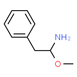ChemSpider 2D Image | 1-Methoxy-2-phenylethanamine | C9H13NO