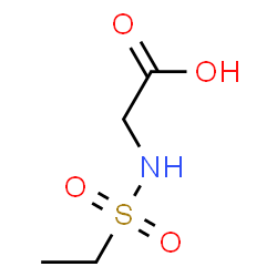 ChemSpider 2D Image | N-(Ethylsulfonyl)glycine | C4H9NO4S