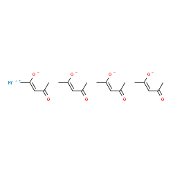 ChemSpider 2D Image | Hafnium tetrakis[(2Z)-4-oxo-2-penten-2-olate] | C20H28HfO8