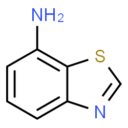 ChemSpider 2D Image | 1,3-benzothiazol-7-amine | C7H6N2S