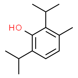ChemSpider 2D Image | 2,6-Diisopropyl-3-methylphenol | C13H20O
