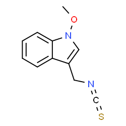 ChemSpider 2D Image | 3-(Isothiocyanatomethyl)-1-methoxy-1H-indole | C11H10N2OS