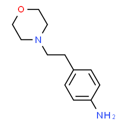 ChemSpider 2D Image | 4-(2-Morpholinoethyl)aniline | C12H18N2O