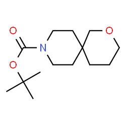 ChemSpider 2D Image | tert-Butyl-2-oxa-9-azaspiro[5.5]undecan-9-carboxylat | C14H25NO3