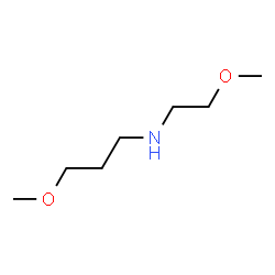 ChemSpider 2D Image | 3-Methoxy-N-(2-methoxyethyl)-1-propanamine | C7H17NO2